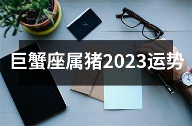 巨蟹座属猪2025运势