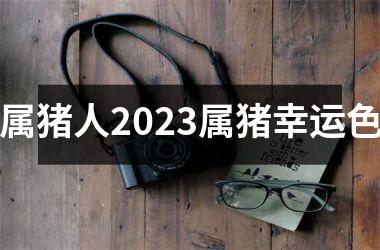 属猪人2025属猪幸运色