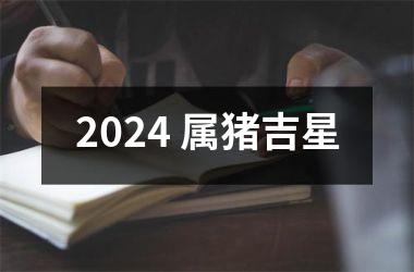 2024 属猪吉星