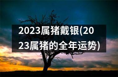 2025属猪戴银(2025属猪的全年运势)