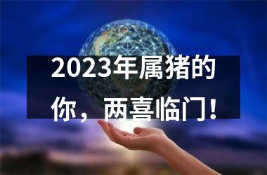 2025年属猪的你，两喜临门！