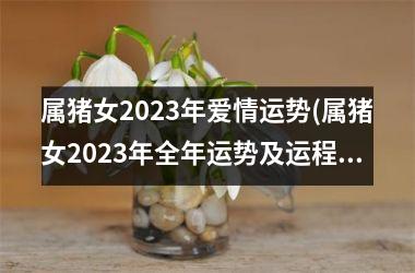 属猪女2025年爱情运势(属猪女2025年全年运势及运程)