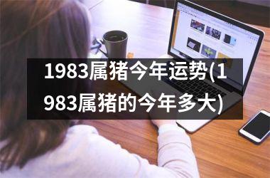 1983属猪今年运势(1983属猪的今年多大)