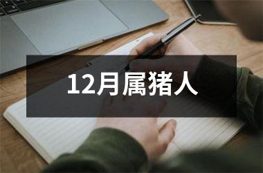 12月属猪人