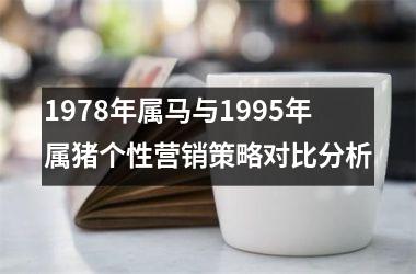 <h3>1978年属马与1995年属猪个性营销策略对比分析