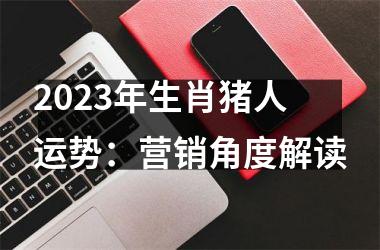 2025年生肖猪人运势：营销角度解读