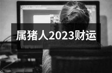 属猪人2025财运