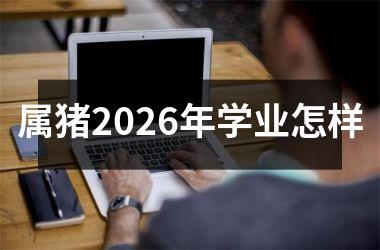 属猪2026年学业怎样