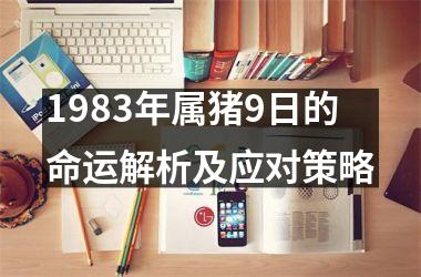 1983年属猪9日的命运解析及应对策略