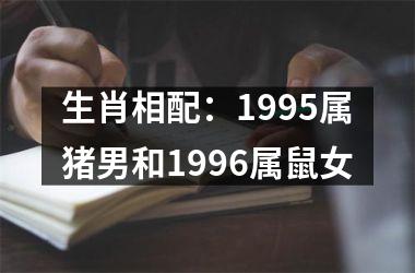 生肖相配：1995属猪男和1996属鼠女