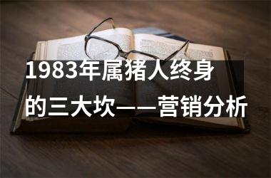 1983年属猪人终身的三大坎——营销分析