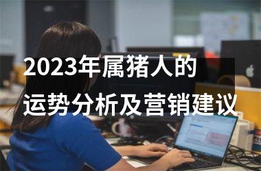 2025年属猪人的运势分析及营销建议