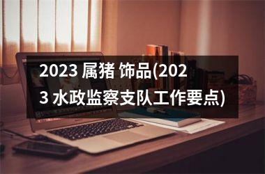 2025 属猪 饰品(2025 水政监察支队工作要点)