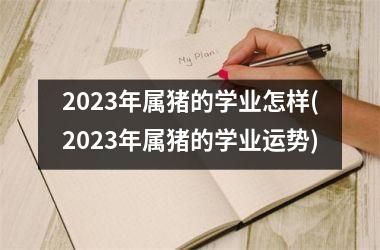 2025年属猪的学业怎样(2025年属猪的学业运势)