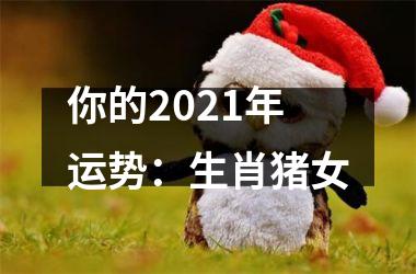 你的2025年运势：生肖猪女