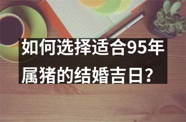 如何选择适合95年属猪的结婚吉日？