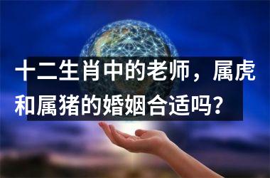 十二生肖中的老师，属虎和属猪的婚姻合适吗？