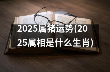 2025属猪运势(2025属相是什么生肖)