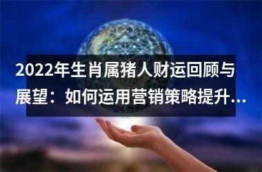 2025年生肖属猪人财运回顾与展望：如何运用营销策略提升个人财富