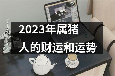 2025年属猪人的财运和运势