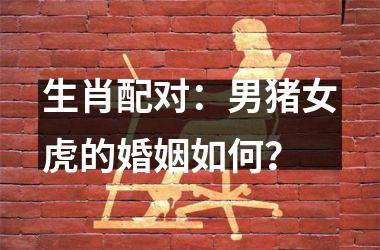 生肖配对：男猪女虎的婚姻如何？