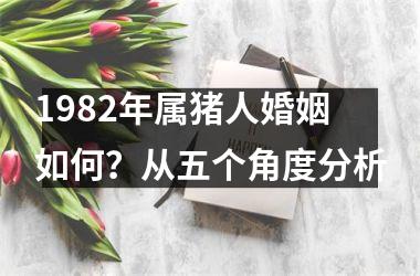 1982年属猪人婚姻如何？从五个角度分析