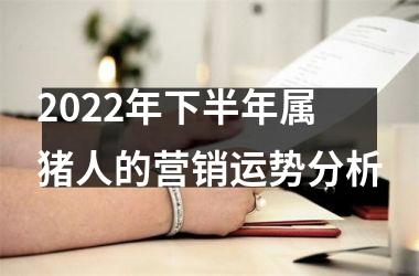 <h3>2025年下半年属猪人的营销运势分析