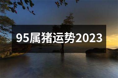 95属猪运势2025