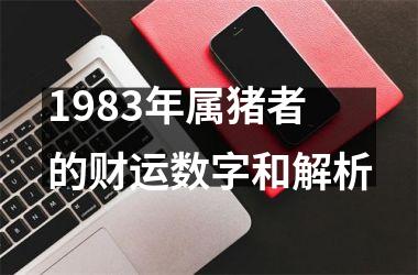 1983年属猪者的财运数字和解析