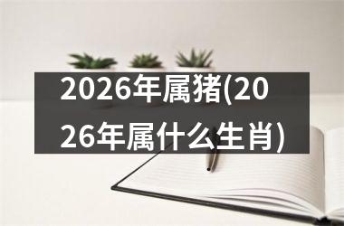 2026年属猪(2026年属什么生肖)