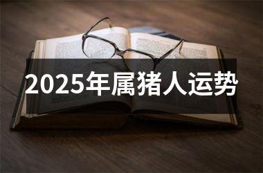 2025年属猪人运势