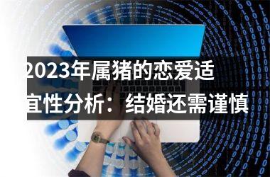 <h3>2025年属猪的恋爱适宜性分析：结婚还需谨慎