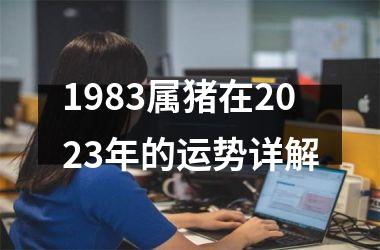 <h3>1983属猪在2025年的运势详解