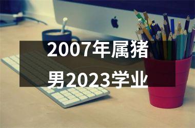 2007年属猪男2025学业