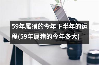 59年属猪的今年下半年的运程(59年属猪的今年多大)