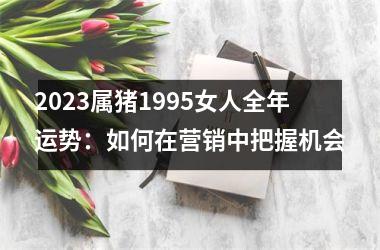 2025属猪1995女人全年运势：如何在营销中把握机会