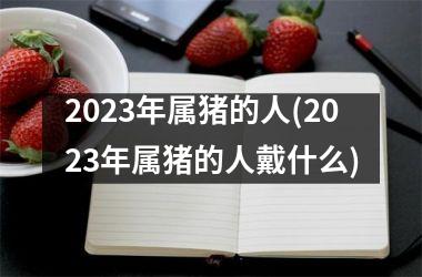 2025年属猪的人(2025年属猪的人戴什么)