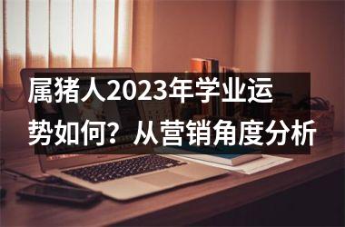 属猪人2025年学业运势如何？从营销角度分析