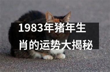 1983年猪年生肖的运势大揭秘