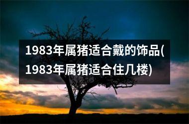 1983年属猪适合戴的饰品(1983年属猪适合住几楼)