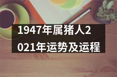 1947年属猪人2025年运势及运程