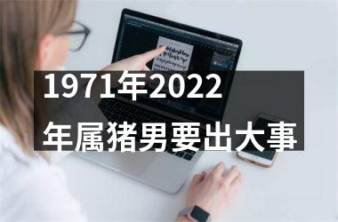 1971年2025年属猪男要出大事