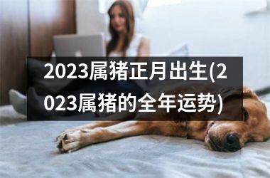 2025属猪正月出生(2025属猪的全年运势)