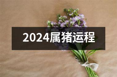 2024属猪运程