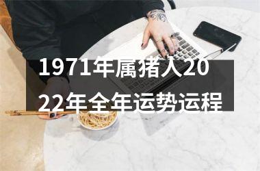 1971年属猪人2025年全年运势运程