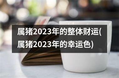 属猪2025年的整体财运(属猪2025年的幸运色)