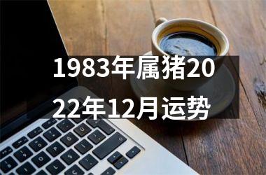 1983年属猪2025年12月运势