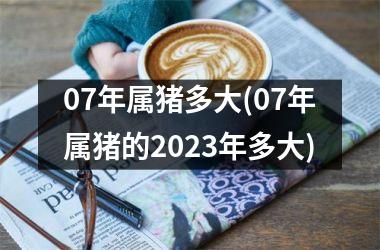 07年属猪多大(07年属猪的2025年多大)