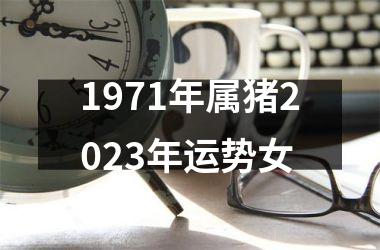 1971年属猪2025年运势女