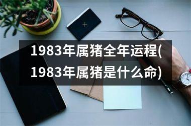 1983年属猪全年运程(1983年属猪是什么命)